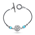 925 Silver Women Necklace Crowned with an Agate Stone Egyptian Handmade - fathyibrahim