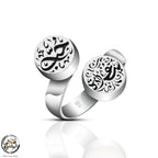 Ring of Love & Happiness – 925 Silver with Double Arabic Engraving
