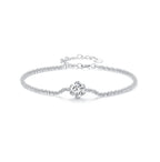 Royal Radiance Moissanite Bracelet – 925 Silver