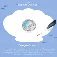 Beach & Waves Charm - 925 sterling silver - fathyibrahim