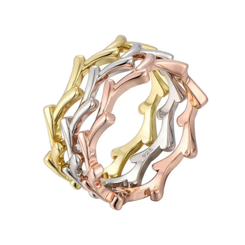 Colorful Plated 925 Silver Ring - Rings