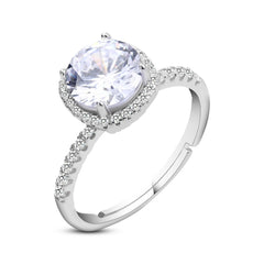 Cubic Zircon 925 Silver Ring - fathyibrahim