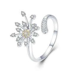 Dandelion Love 925 Silver Ring - Multi Color - Rings
