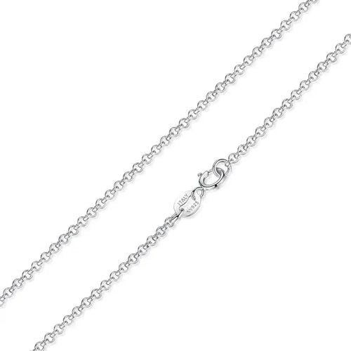 Elegant and Simple Necklace - 925 Sterling silver - White - NECKLACES