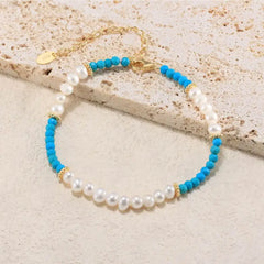 Gemstones 925 Silver Bracelet - Multi Color - Bracelets