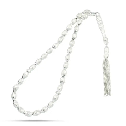 Handmade 925 Silver Rosary 33 Beads - Rosary