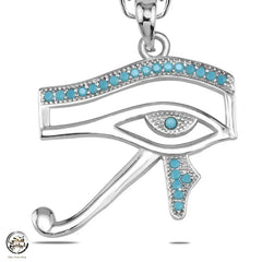 Horus Eye 925 Silver Women Necklace - NECKLACES