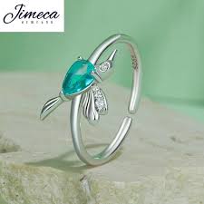Hummingbird Adjustable Ring - 925 sterling silver - fathyibrahim