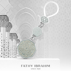 Islamic Design 925 Silver Keychain - fathyibrahim
