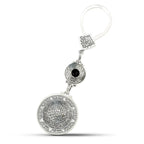 Islamic Design 925 Silver Keychain - fathyibrahim