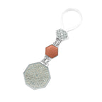 Islamic Design 925 Silver Keychain - fathyibrahim