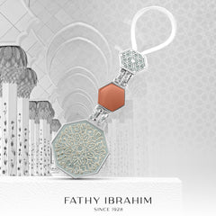 Islamic Design 925 Silver Keychain - fathyibrahim