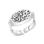 Islamic Design 925 Silver Ring - Rings