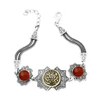 Islamic Style Bracelet with Quran Verse ’And My Mercy Encompasses All Things’ - Brown - Bracelets