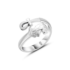 Key Of Life 925 Egyptian Silver Ring - Rings
