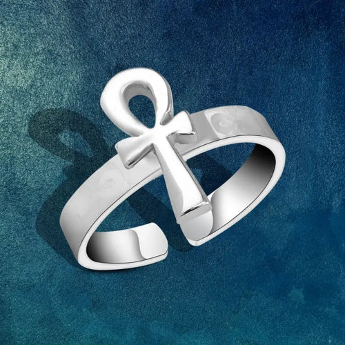 Key Of Life 925 Silver Ring - Rings