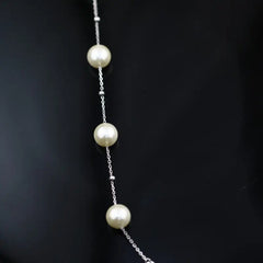 Pearl 925 Silver Bracelet - Transparent - Bracelets
