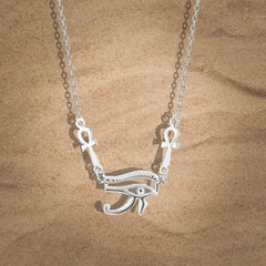 Pharaonic 925 Silver Necklace - NECKLACES