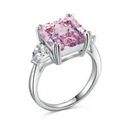 Pink Chic Ice Crushed 925 Silver Ring - Rings