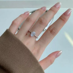 Radiant Oval - 925 Silver Ring - Rings