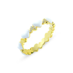 Ring With A Heart Design 925 Sterling Silver - Rings