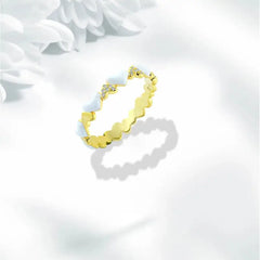 Ring With A Heart Design 925 Sterling Silver - Rings