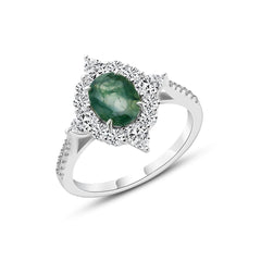 Ring With An Elegant Design 925 Sterling Silver - Rings