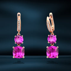 Sapphire 925 Silver Earring - fathyibrahim