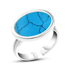 Turquoise 925 Silver Ring - Turquoise - Rings