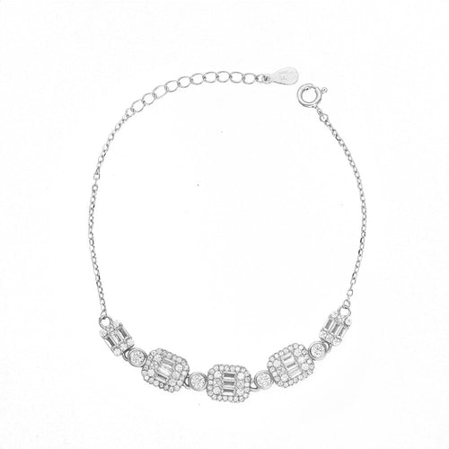 Zircon 925 Silver Bracelet - fathyibrahim