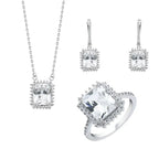 Zircon 925 Sterling Silver Set - Sets