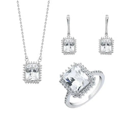 Zircon 925 Sterling Silver Set - Sets