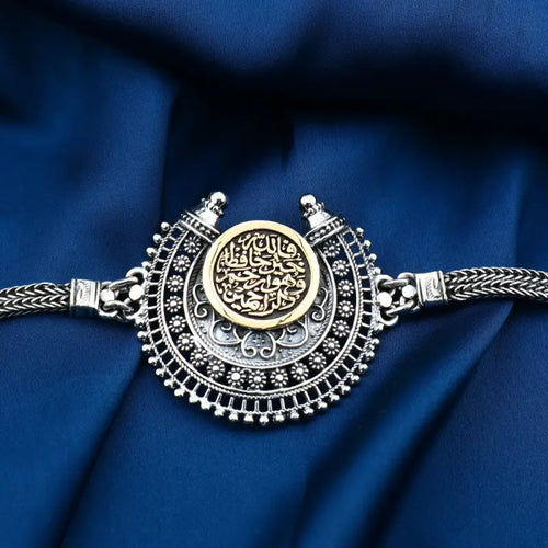 925 Egyptian Women Silver Bracelet - Multi Color - Bracelets