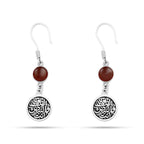 925 Silver Earring With Turquoise Stone - fathyibrahim
