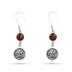925 Silver Earring With Turquoise Stone - fathyibrahim
