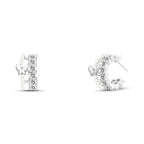 925 sterling silver butterfly-shaped earrings adorned with zircon stones and pearls - fathyibrahim