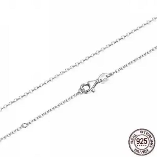 Adjustable Chain - 925 Sterling Silver - White - NECKLACES