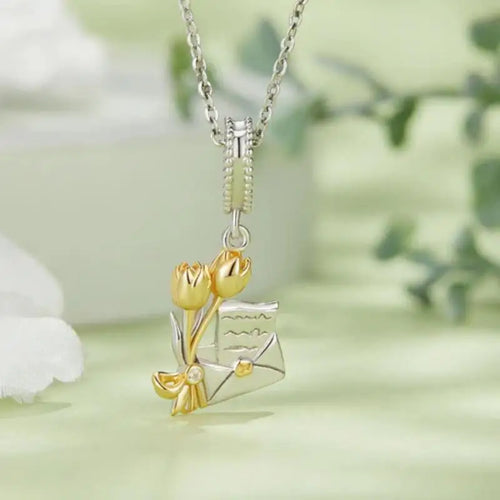 An invitation shaped charm - 925 sterling silver