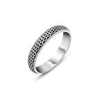 Arabic Style 925 Silver Engagement Ring For Men - Rings