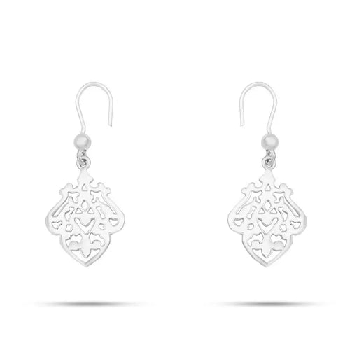 Arabic Style Hook Earrings - 925 sterling silver - Earrings