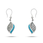 Arabic Style with Turquoise Stone Earring - fathyibrahim
