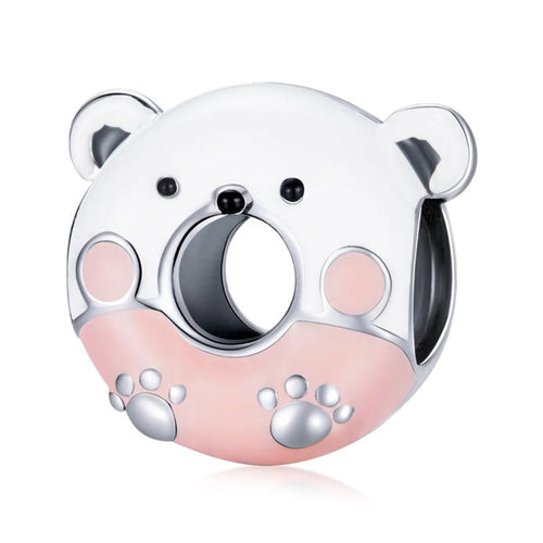 Bear Donuts 925 Silver Charm - fathyibrahim