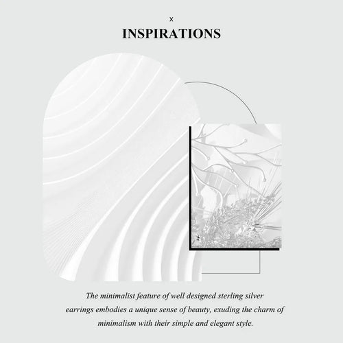 Bicolor Gold & Silver Earring - 925 sterling silver - fathyibrahim
