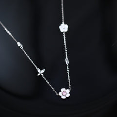 Blanda Rosa 925 Silver Necklace - NECKLACES