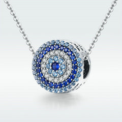 Blue Eye 925 Silver Charm - fathyibrahim