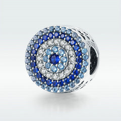 Blue Eye 925 Silver Charm - fathyibrahim