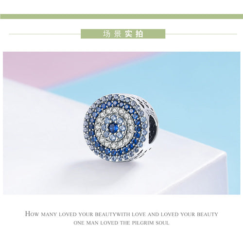 Blue Eye 925 Silver Charm - fathyibrahim