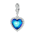 Blue Love Infinity 925 Silver Charm - Blue