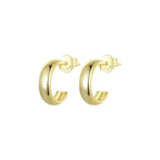 Bombay Earrings with Gold Plating - 925 sterling silver