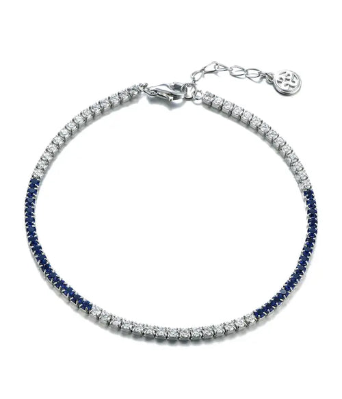 Bracelet Colorful Tennis 925 Silver - Multi Color - Bracelets